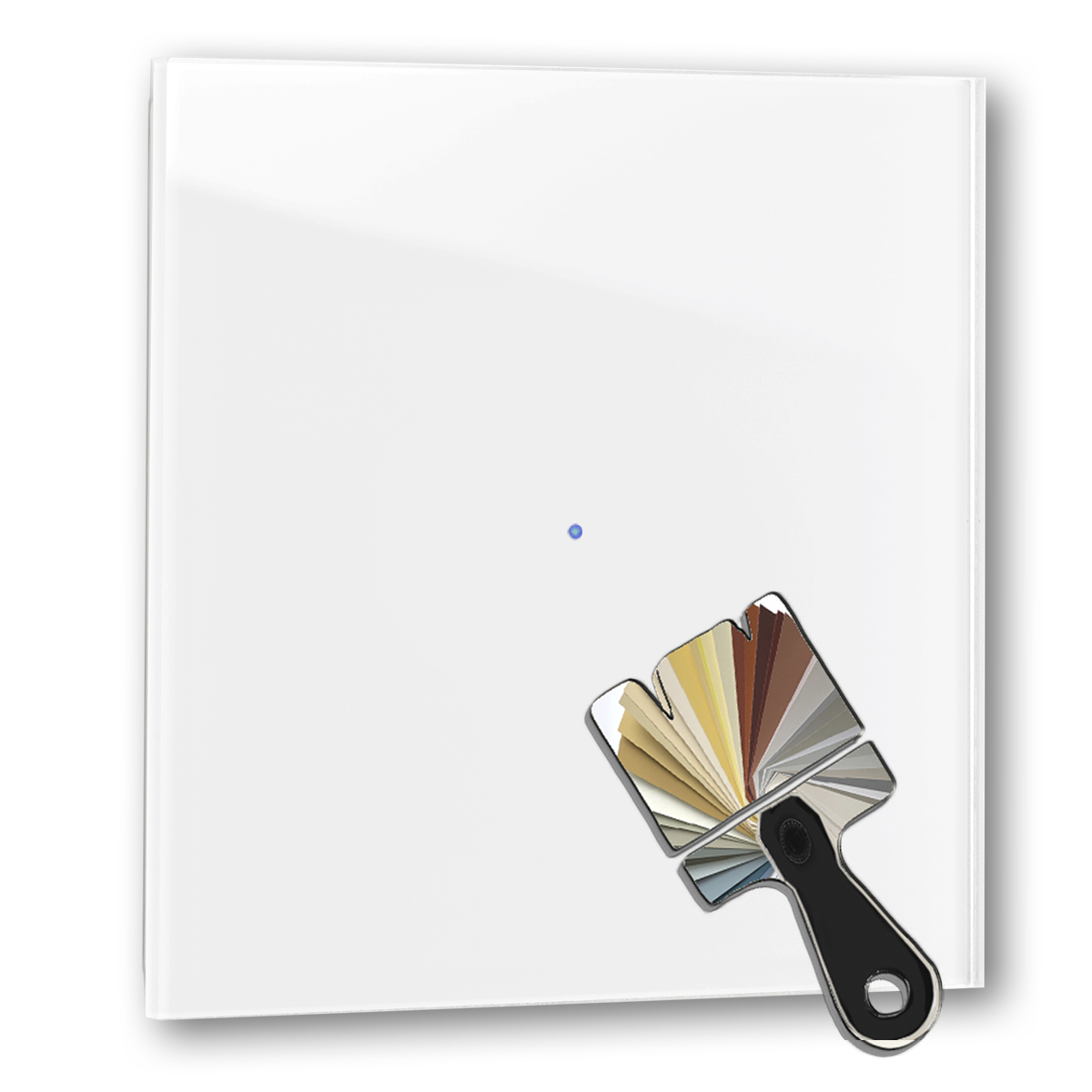 Touch switch in Farrow Ball 1-gang glass look 230V