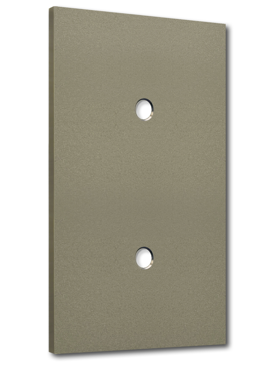 Retro toggle switch cover NINA 2-way bronze metal. CJC Systems