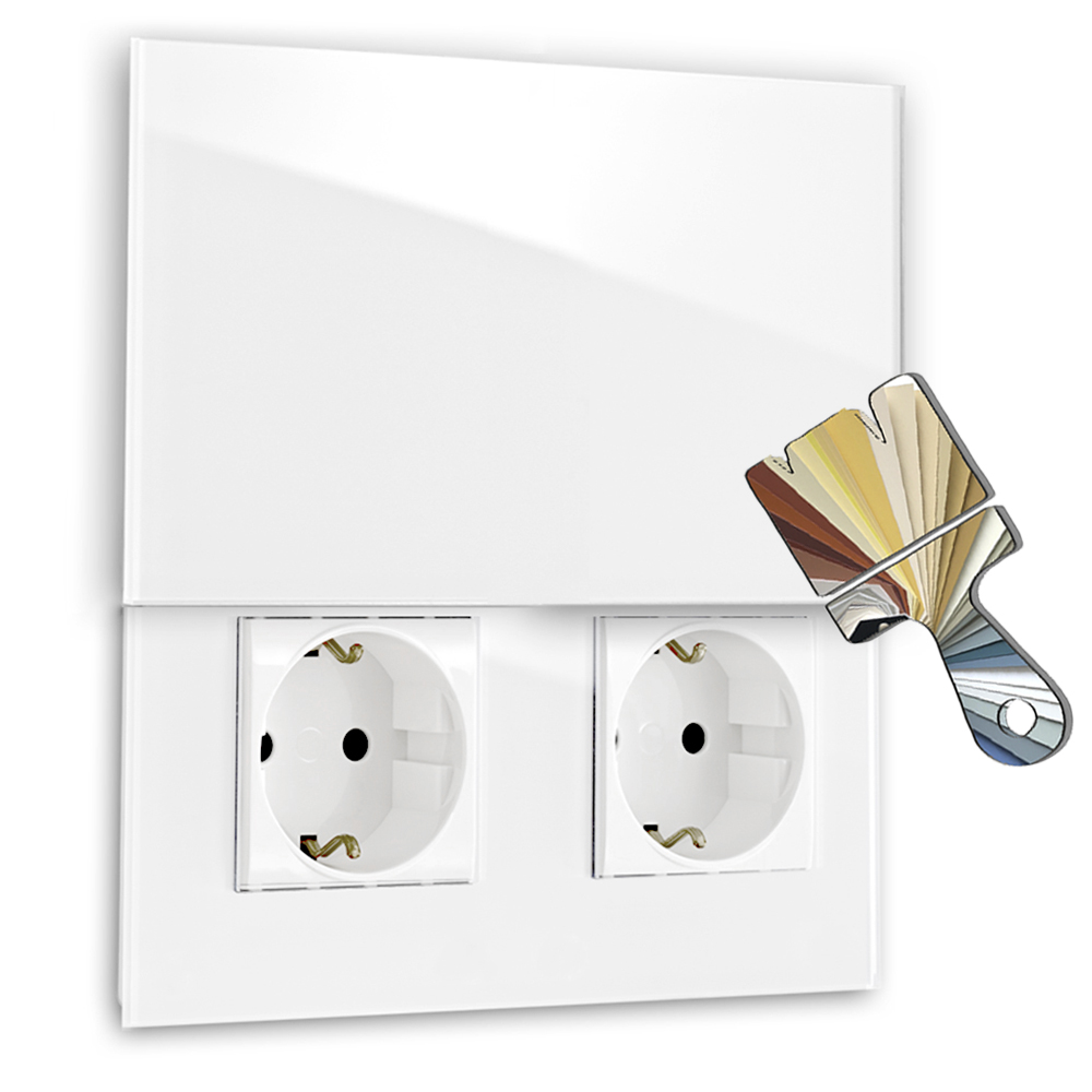 Socket outlet in RAL colour of choice MAXIM