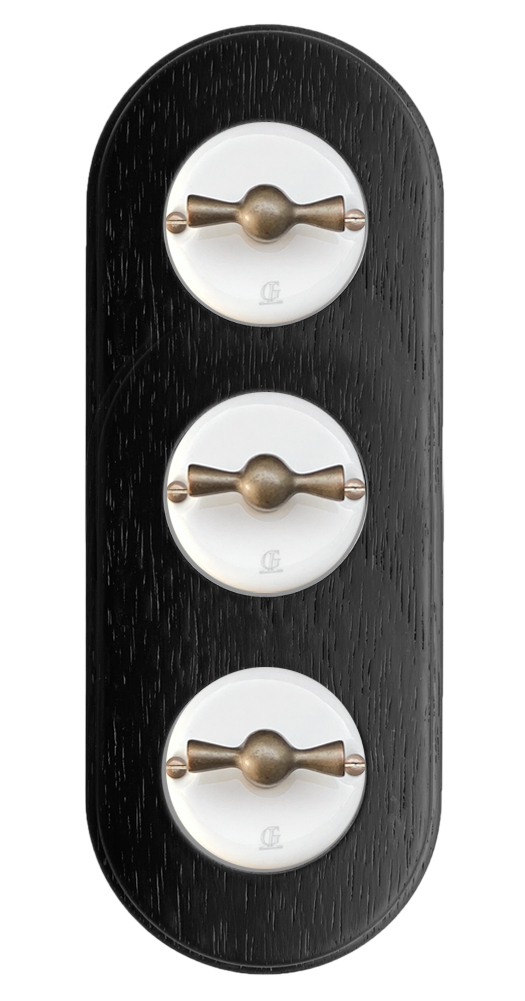 Porzellan Retro-Drehschalter Wechselschalter 230V