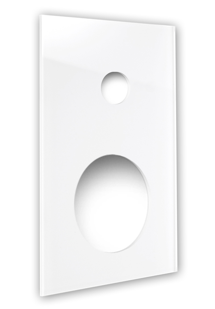 Retro front panel in glass look. CAMBRIDGE