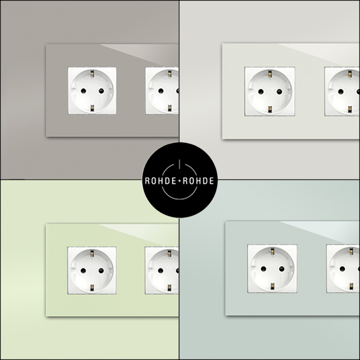 Socket outlet in RAL colour of choice MAXIM