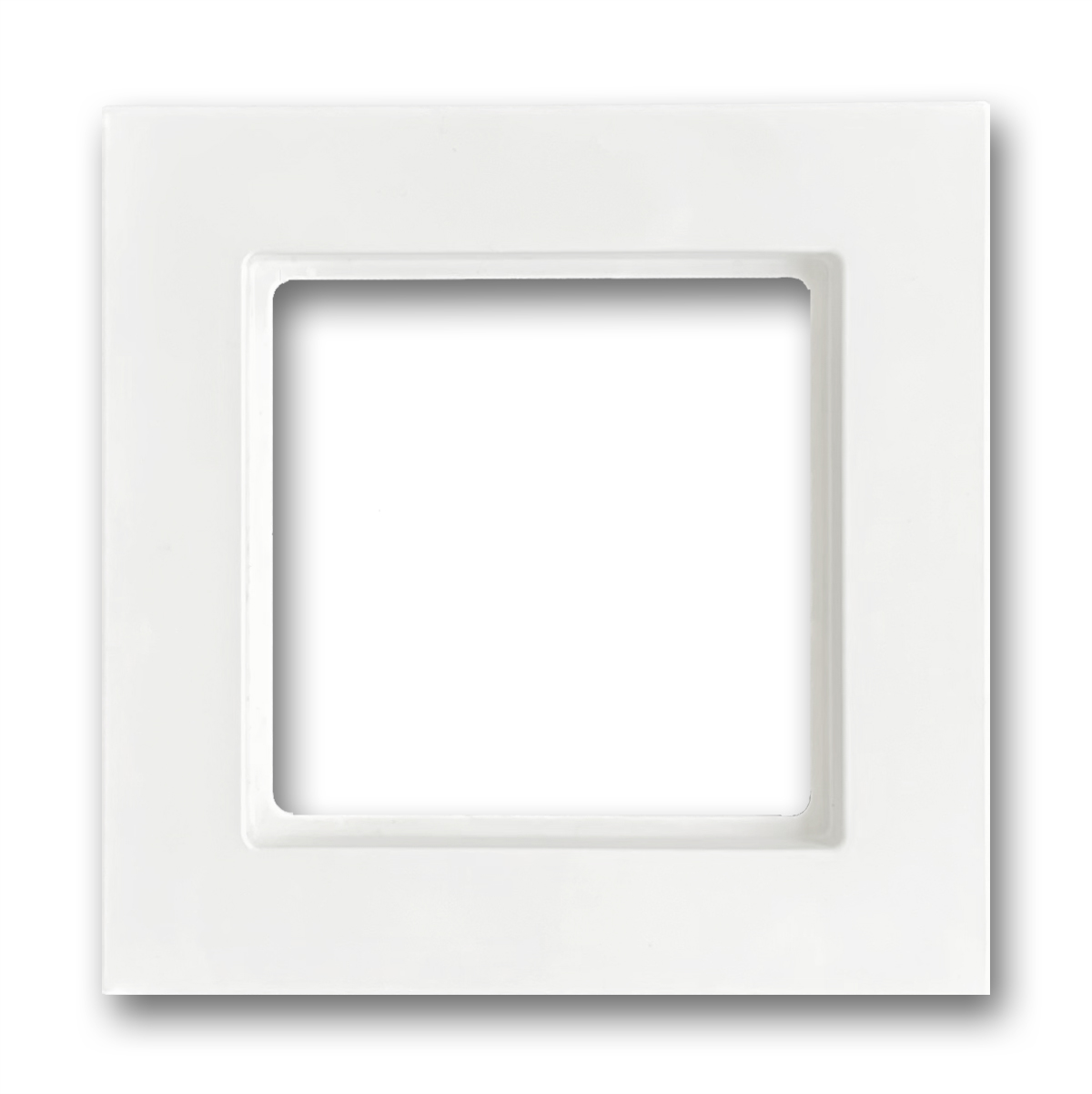 Rahmen 1-fach. JUNG A 5581 BF WW. Maße 85x85x11 mm