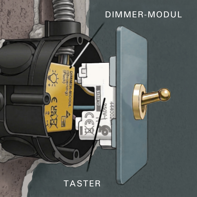 Mini Universal-Dimmer theben DIMAX 540 plus B