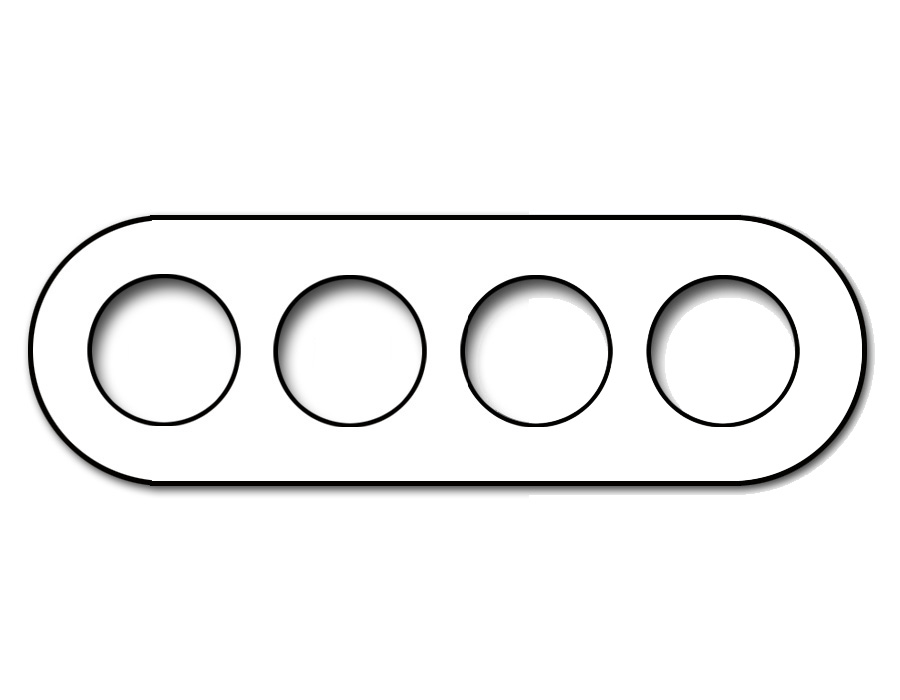  Steckdosen-Rahmen Metall Retro. Vectis Round series