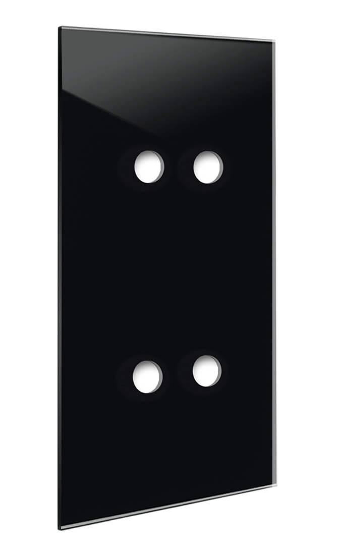 Blende YORK Schwarz Glasoptik 4-fach von ROHDE+ROHDE